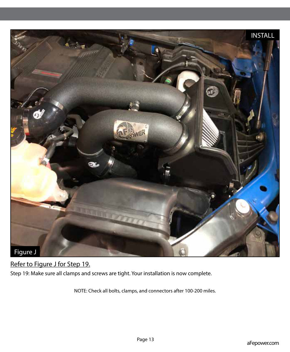 aFe Magnum FORCE Stage-2 Pro 5R Cold Air Intake System 15-17 Ford F-150 V6 2.7L (tt)