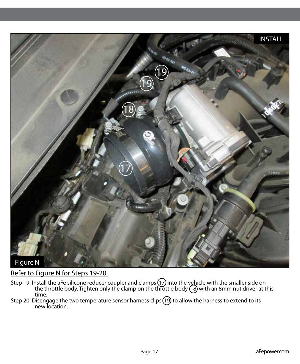 aFe Momentum ST Pro 5R Cold Air Intake System 14-18 Jeep Cherokee (KL) V6 3.2L