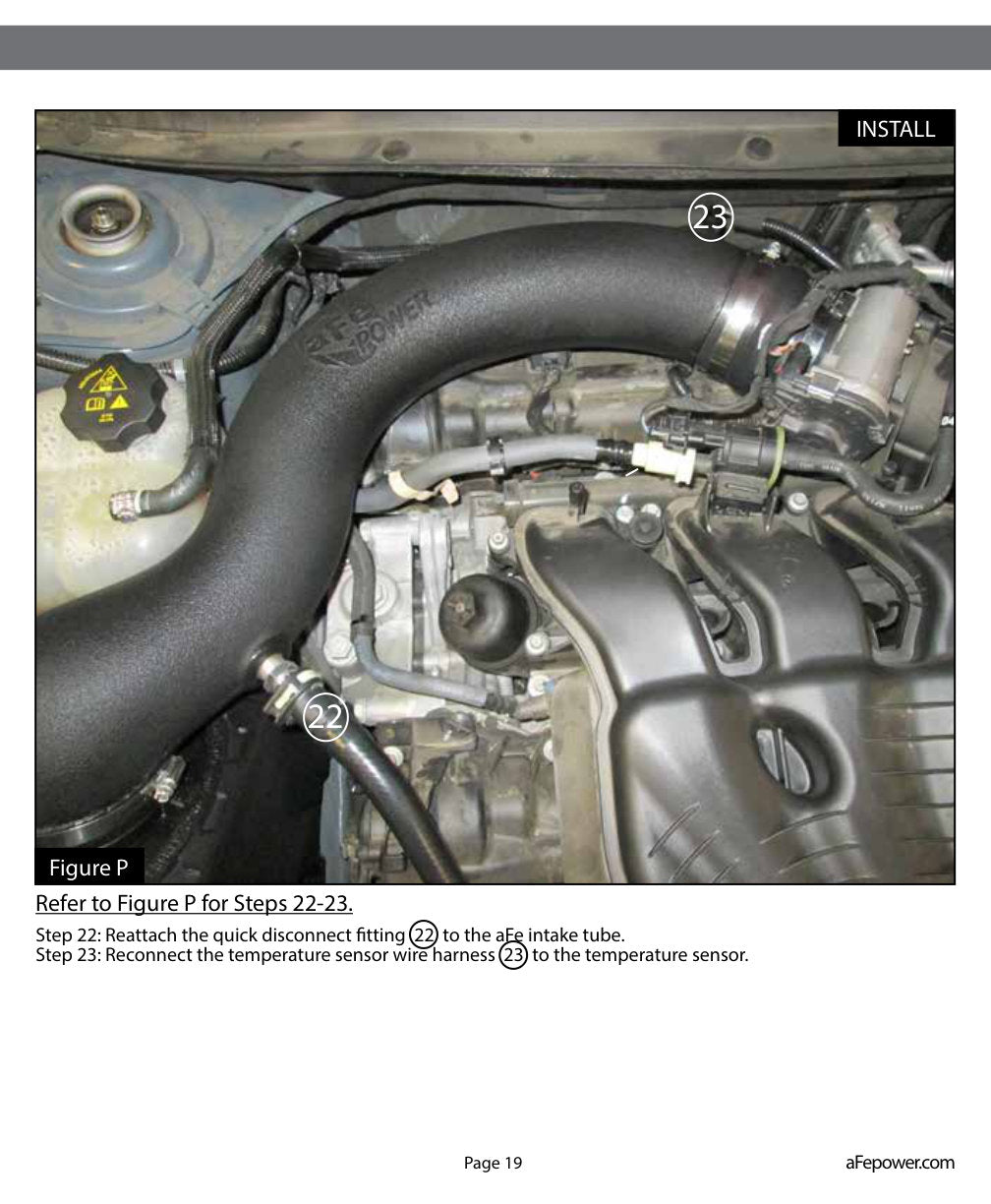 aFe Momentum ST Pro 5R Cold Air Intake System 14-18 Jeep Cherokee (KL) V6 3.2L