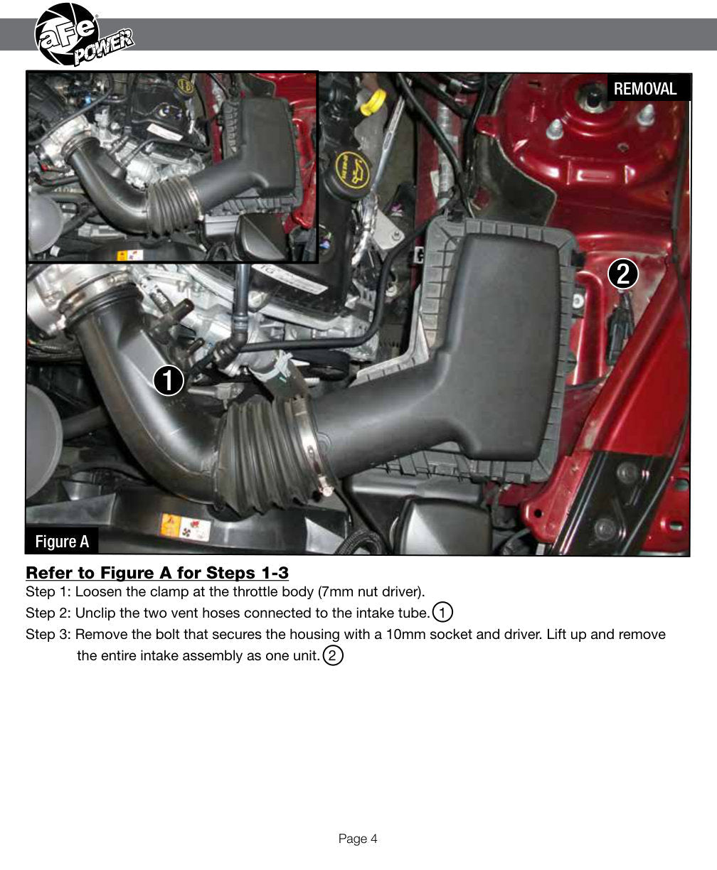 aFe Momentum GT AIS Pro 5R Intake System 15-17 Ford Mustang V6-3.7L