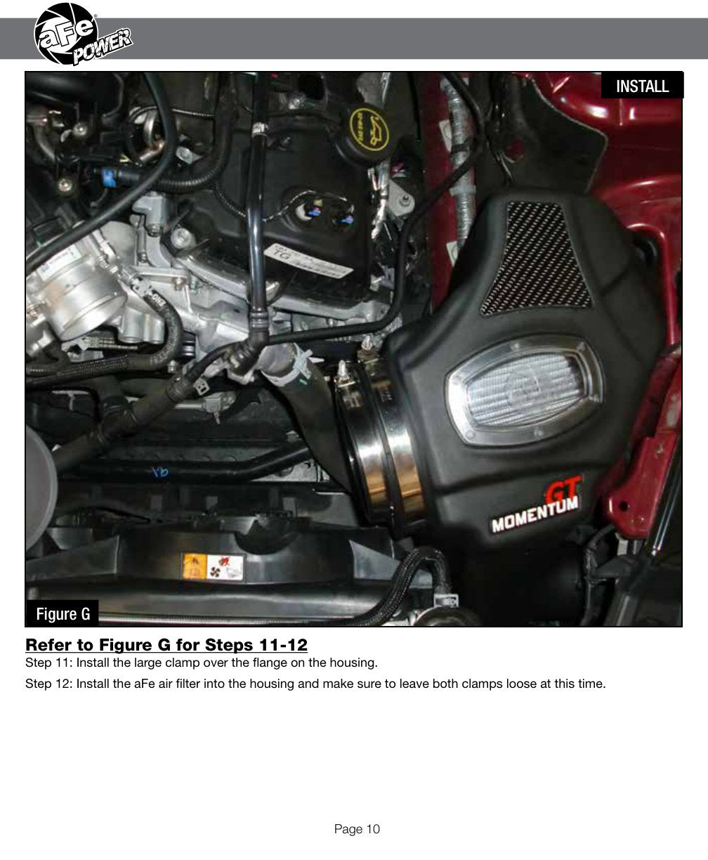 aFe Momentum GT AIS Pro 5R Intake System 15-17 Ford Mustang V6-3.7L