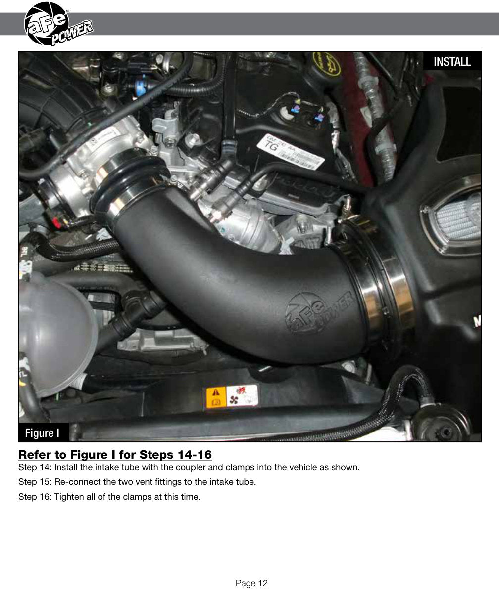 aFe Momentum GT AIS Pro 5R Intake System 15-17 Ford Mustang V6-3.7L