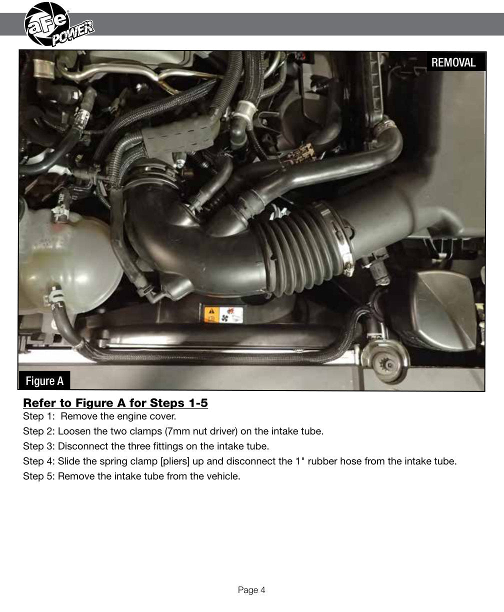 aFe Momentum GT Pro 5R Intake System 2015 Ford Mustang GT V8-5.0L