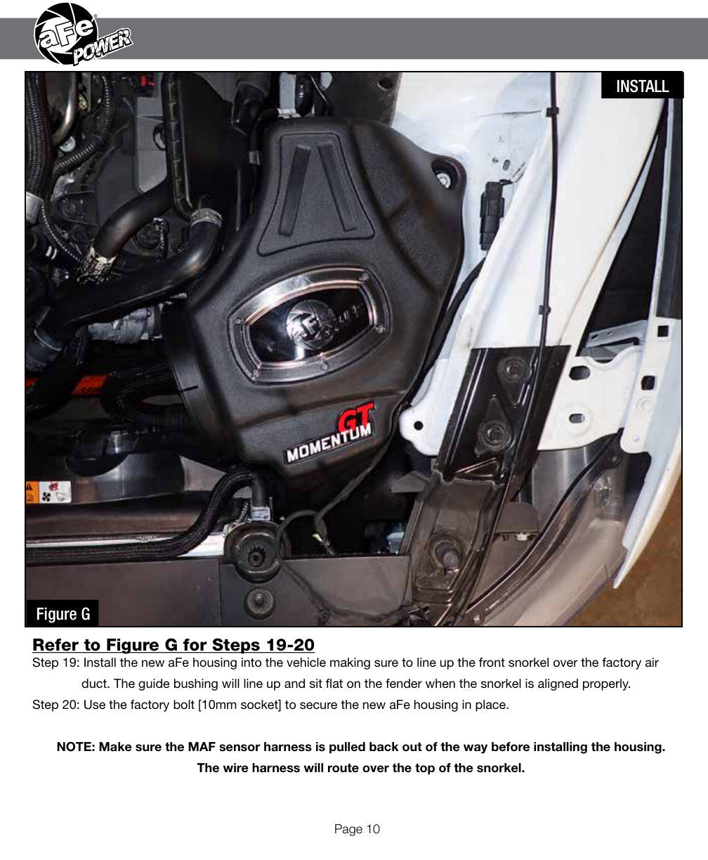 aFe Momentum GT Pro 5R Intake System 2015 Ford Mustang GT V8-5.0L
