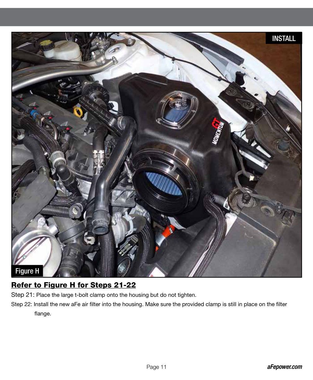 aFe Momentum GT Pro 5R Intake System 2015 Ford Mustang GT V8-5.0L