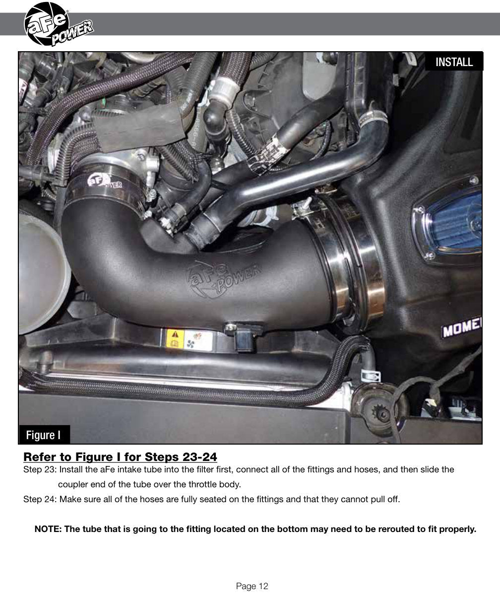 aFe Momentum GT Pro 5R Intake System 2015 Ford Mustang GT V8-5.0L