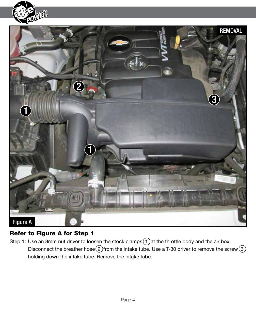 aFe Momentum GT Pro 5R Intake System GM Colorado/Canyon 15-16 L4-2.5L