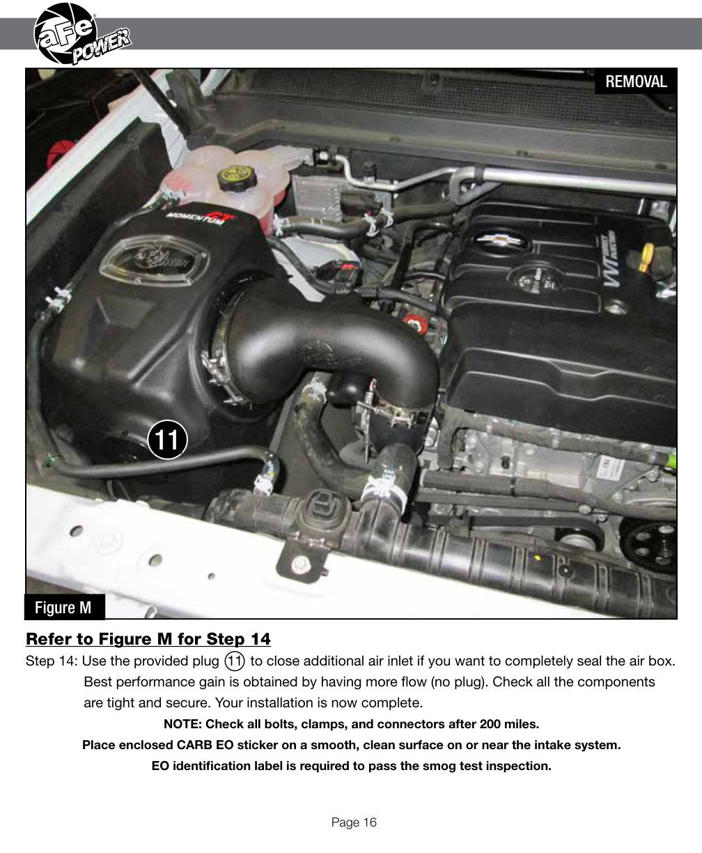 aFe Momentum GT Pro 5R Intake System GM Colorado/Canyon 15-16 L4-2.5L