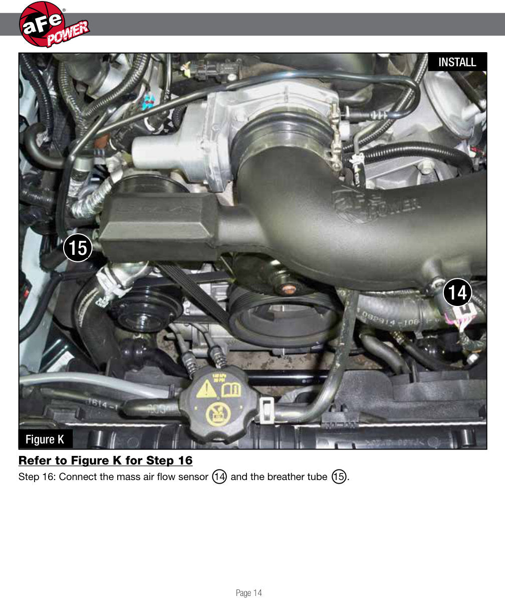 aFe Momentum GT Pro 5R Cold Air Intake System 13-15 Chevrolet Camaro SS V8-6.2L