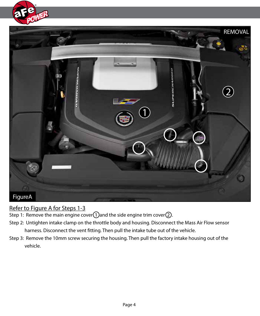 aFe 09-15 Cadillac CTS-V Momentum GT Cold Air Intake System w/ Pro 5R Media
