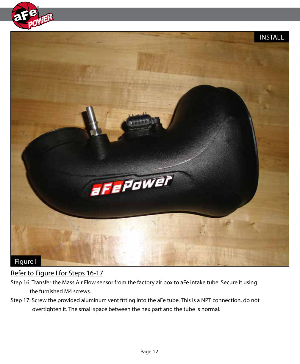 aFe 09-15 Cadillac CTS-V Momentum GT Cold Air Intake System w/ Pro 5R Media