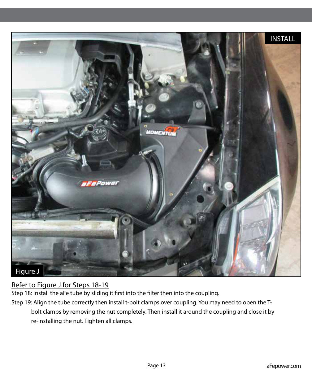 aFe 09-15 Cadillac CTS-V Momentum GT Cold Air Intake System w/ Pro 5R Media