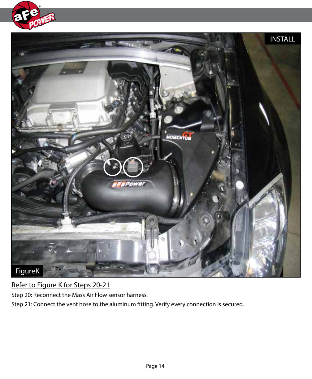 aFe 09-15 Cadillac CTS-V Momentum GT Cold Air Intake System w/ Pro 5R Media