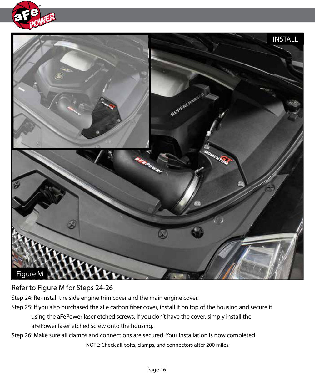 aFe 09-15 Cadillac CTS-V Momentum GT Cold Air Intake System w/ Pro 5R Media