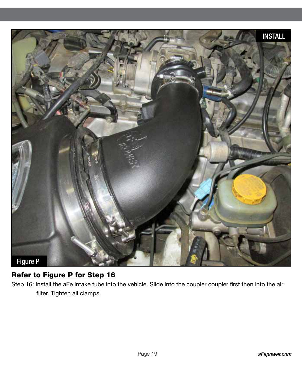 aFe Momentum GT Intakes P5R AIS Nissan Patrol (Y61) 01-16 I6-4.8L