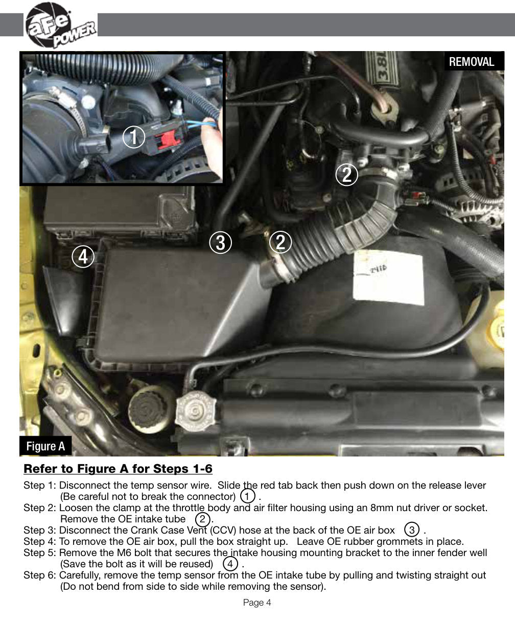 aFe Momentum GT Stage 2 Pro 5R Intake System 07-11 Jeep Wrangler (JK) V6 3.8L w/ Mechanical Fan
