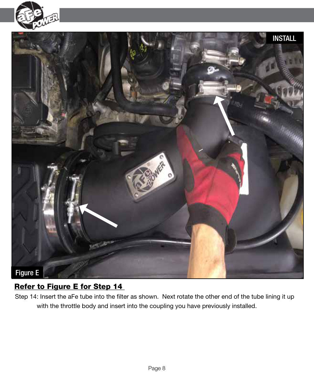 aFe Momentum GT Stage 2 Pro 5R Intake System 07-11 Jeep Wrangler (JK) V6 3.8L w/ Mechanical Fan