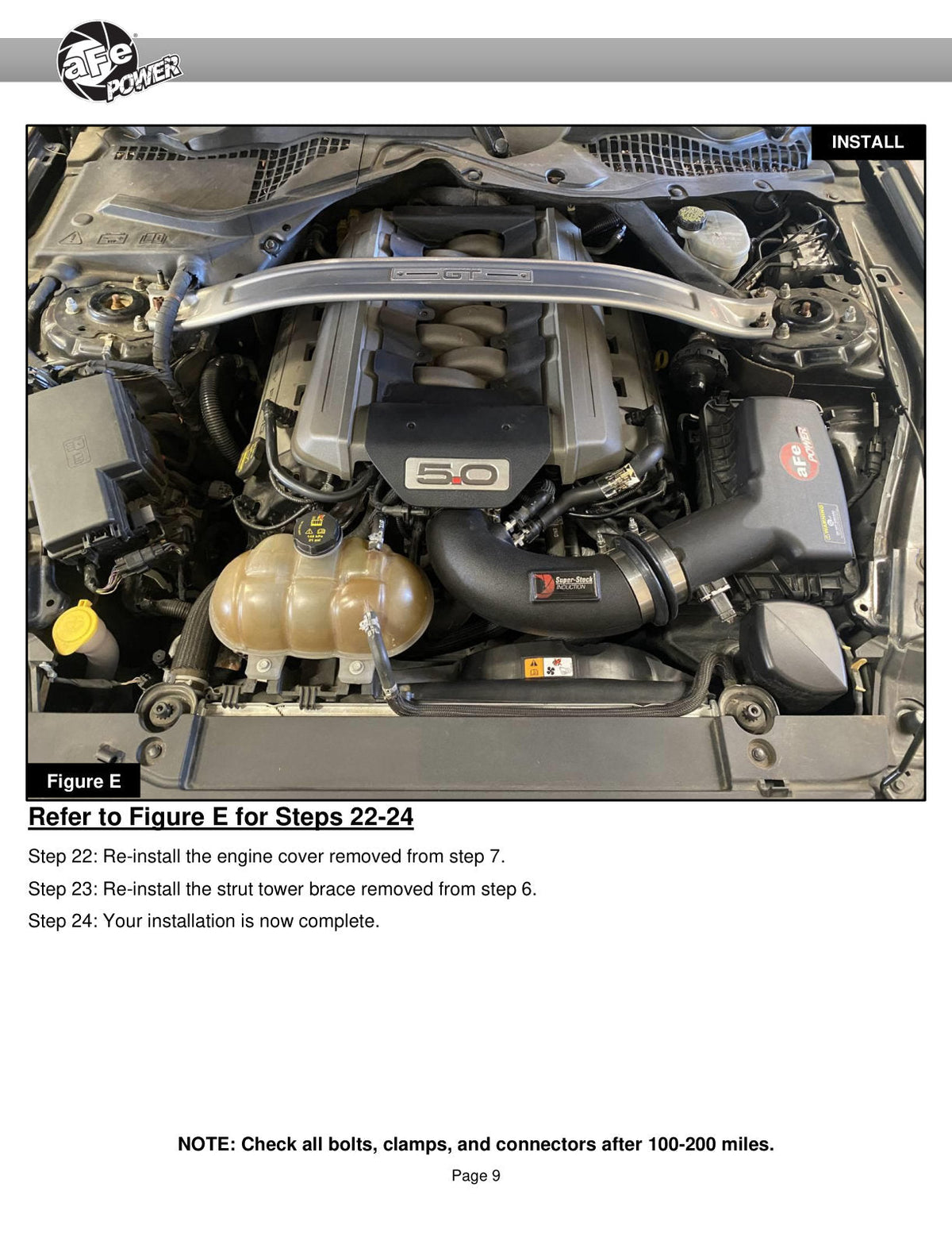 aFe Super Stock Induction System Pro 5R Media 15-17 Ford Mustang V8-5.0L