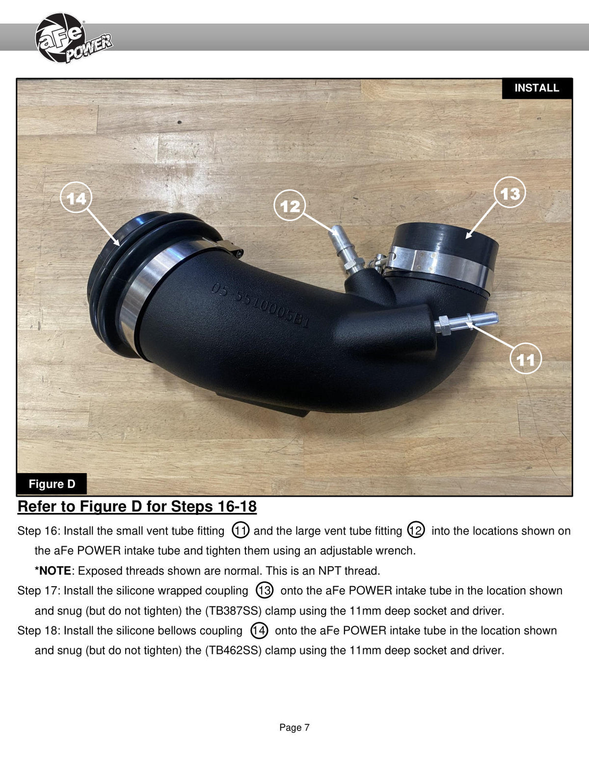 aFe Super Stock Induction System Pro Dry S Media 18-20 Ford Mustang V8-5.0L