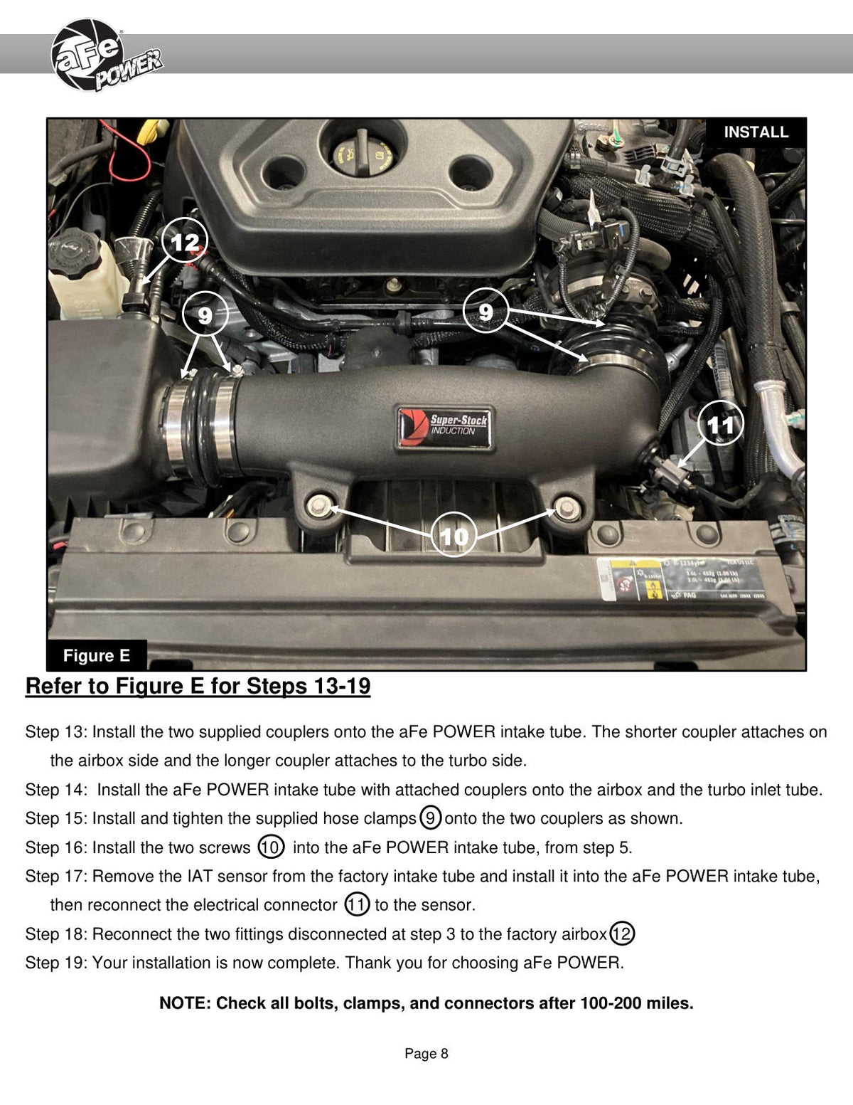aFe Super Stock Induction System Pro 5R Media 18-21 Jeep Wrangler JL L4-2.0L (t)