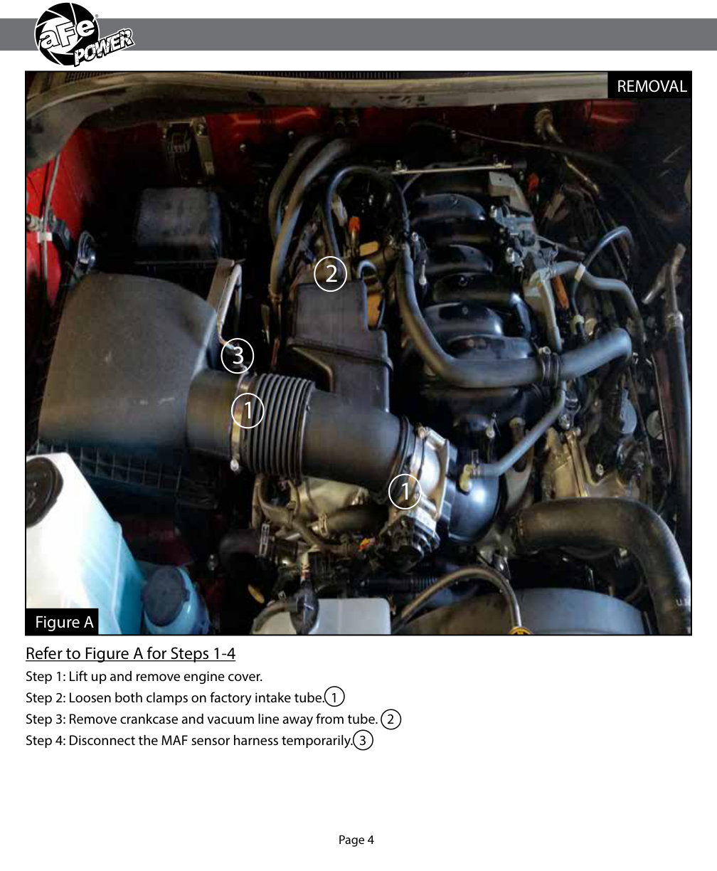 aFe MagnumFORCE Intake Super Stock Pro DRY S 2014 Toyota Tundra V8 4.6L/5.7L