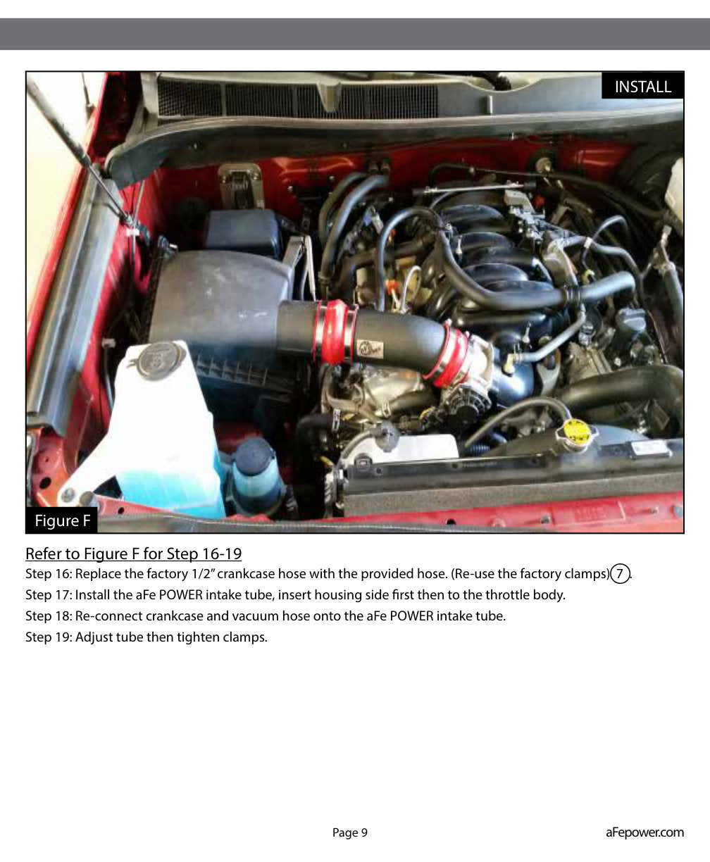 aFe MagnumFORCE Intake Super Stock Pro DRY S 2014 Toyota Tundra V8 4.6L/5.7L