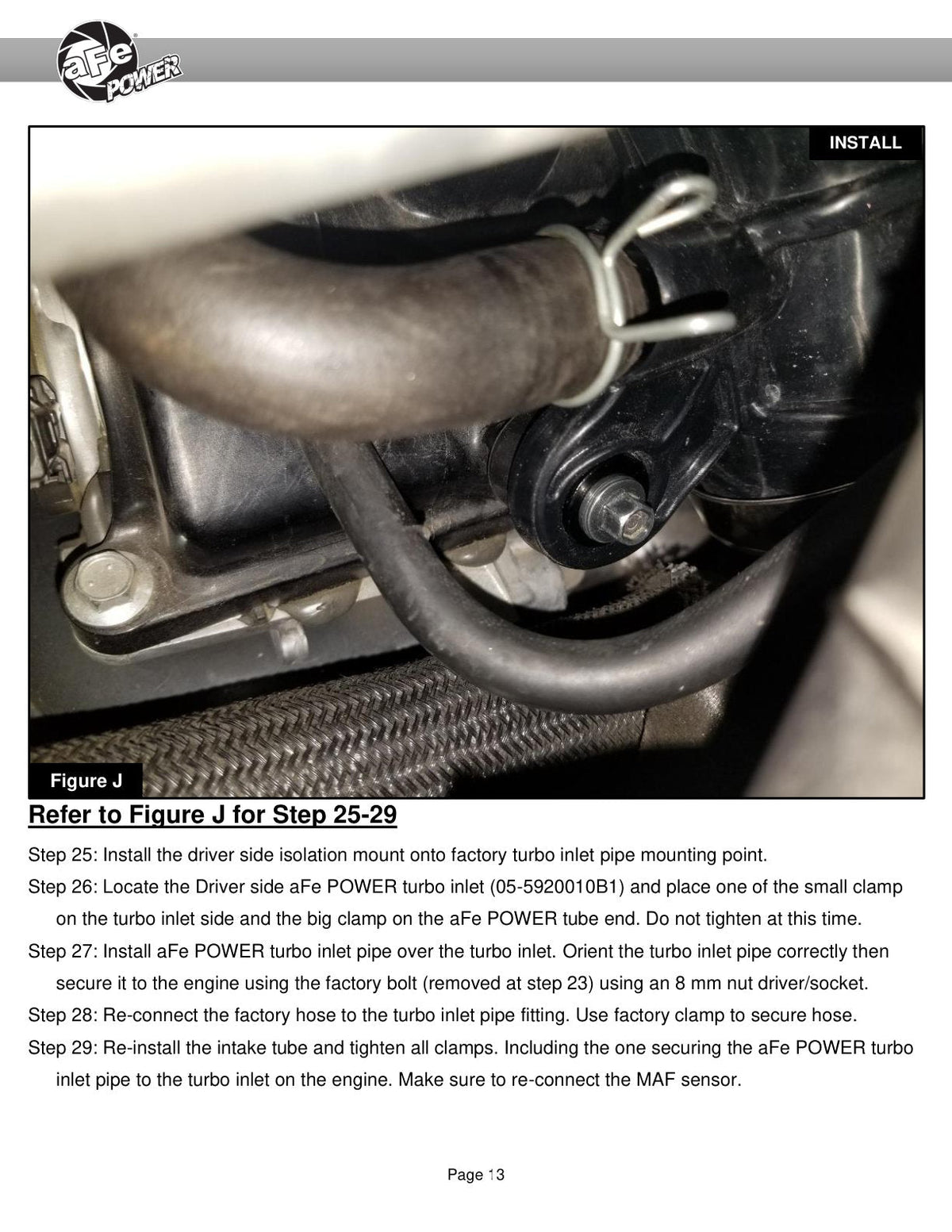 aFe Power 22-24 Toyota Land Cruiser (J300) / 22-24 Toyota Tundra V6-3.4L (tt) Turbo Inlet Pipes