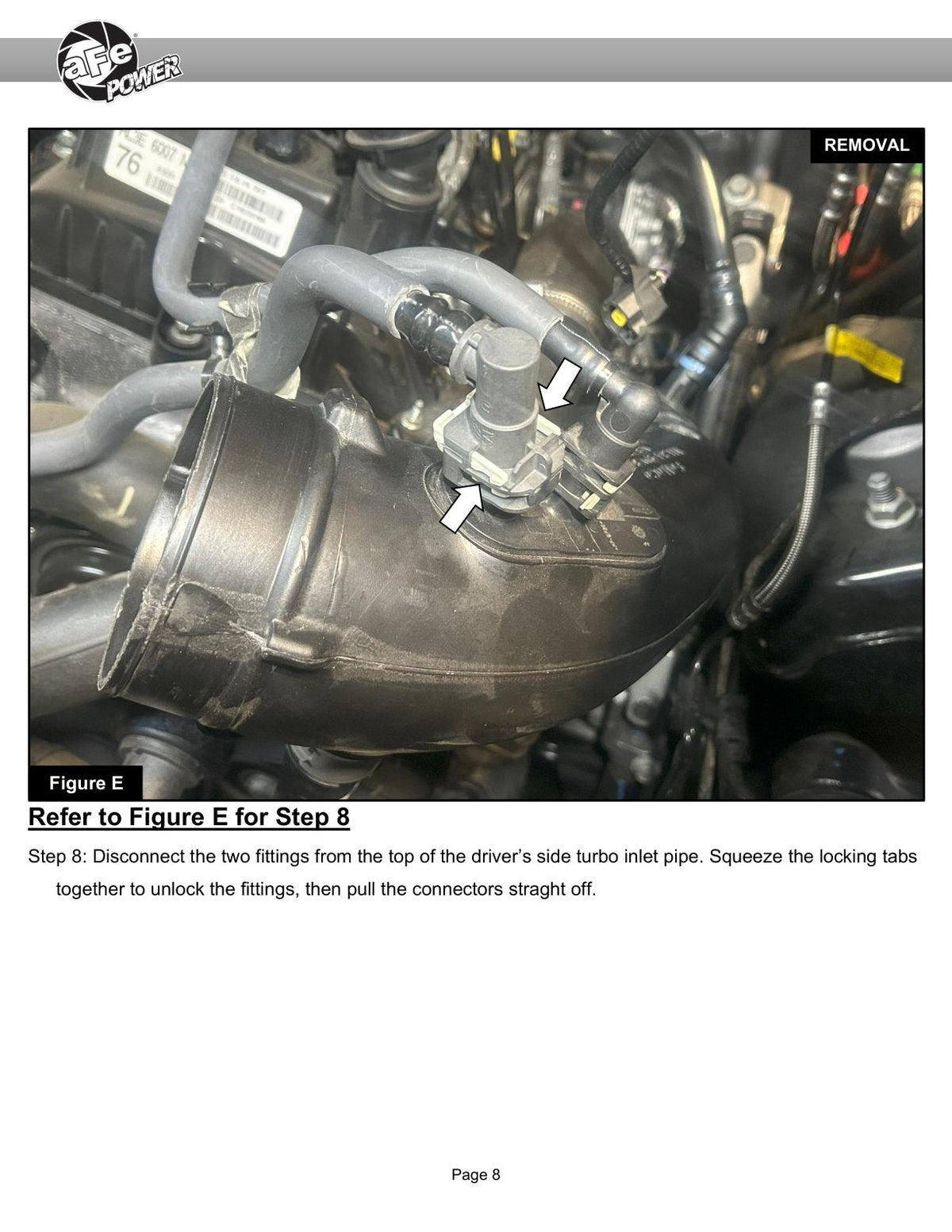aFe Ford F-150/Raptor 21-25 V6-3.5L (tt) Turbo Inlet Pipes