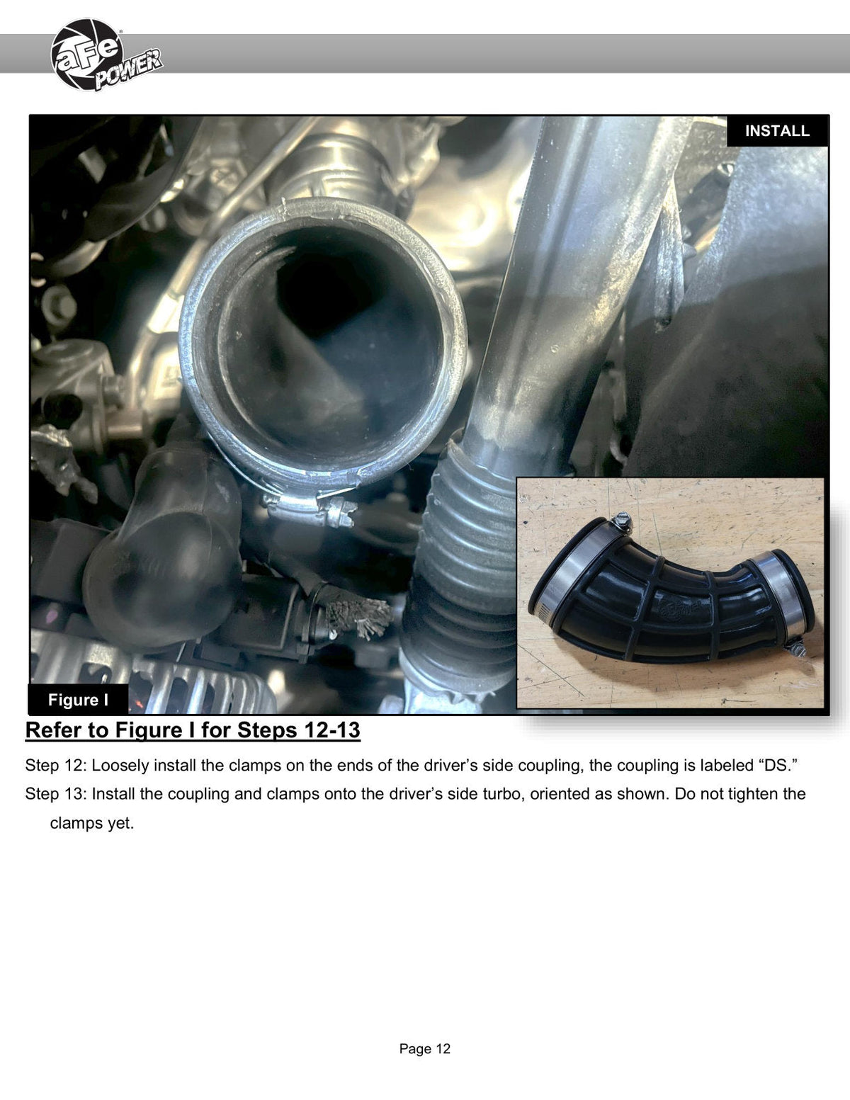 aFe Ford F-150/Raptor 21-25 V6-3.5L (tt) Turbo Inlet Pipes