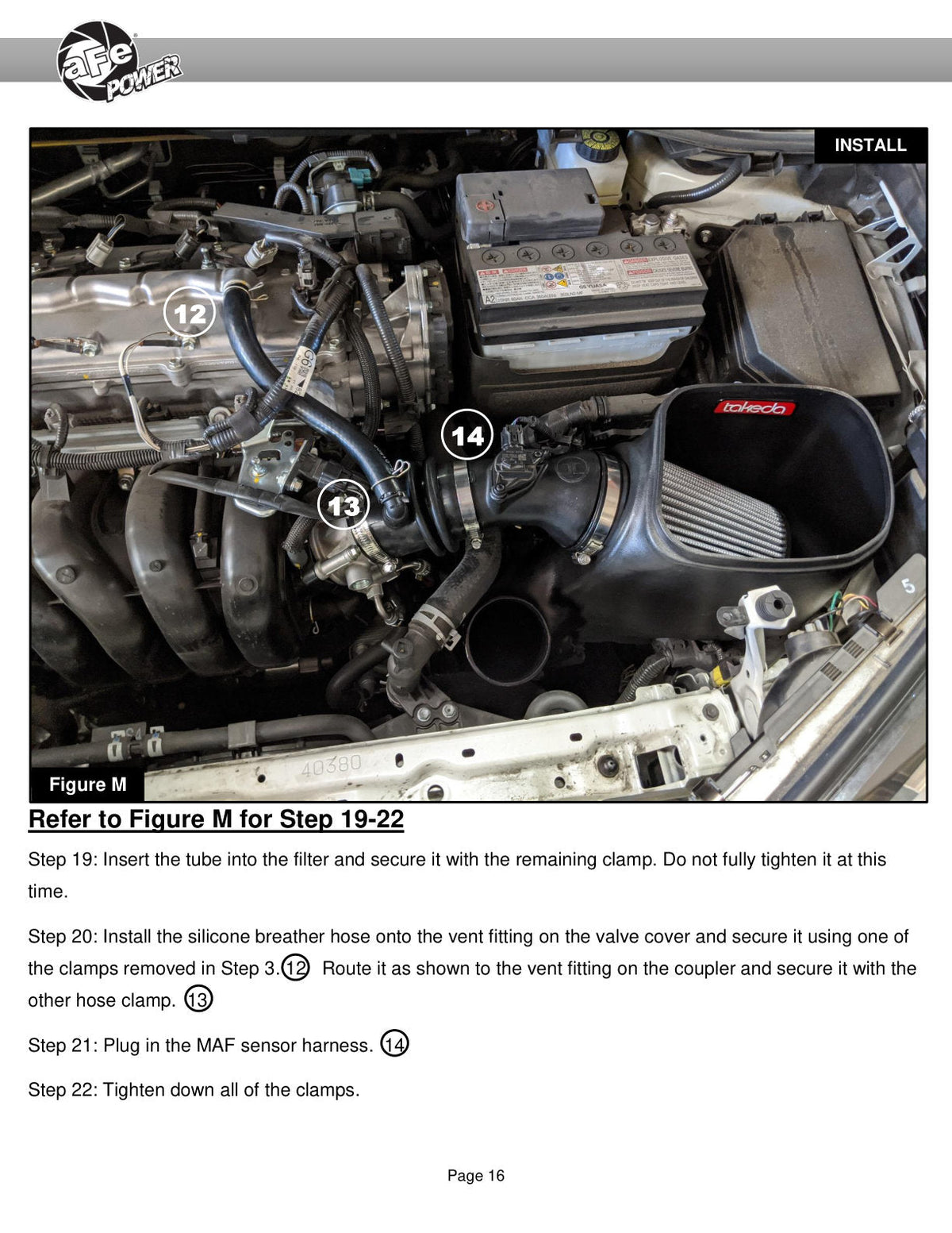 aFe Takeda Intakes Stage-2 AIS w/ Pro DRY S Media Toyota C-HR 17-20 L4-2.0L
