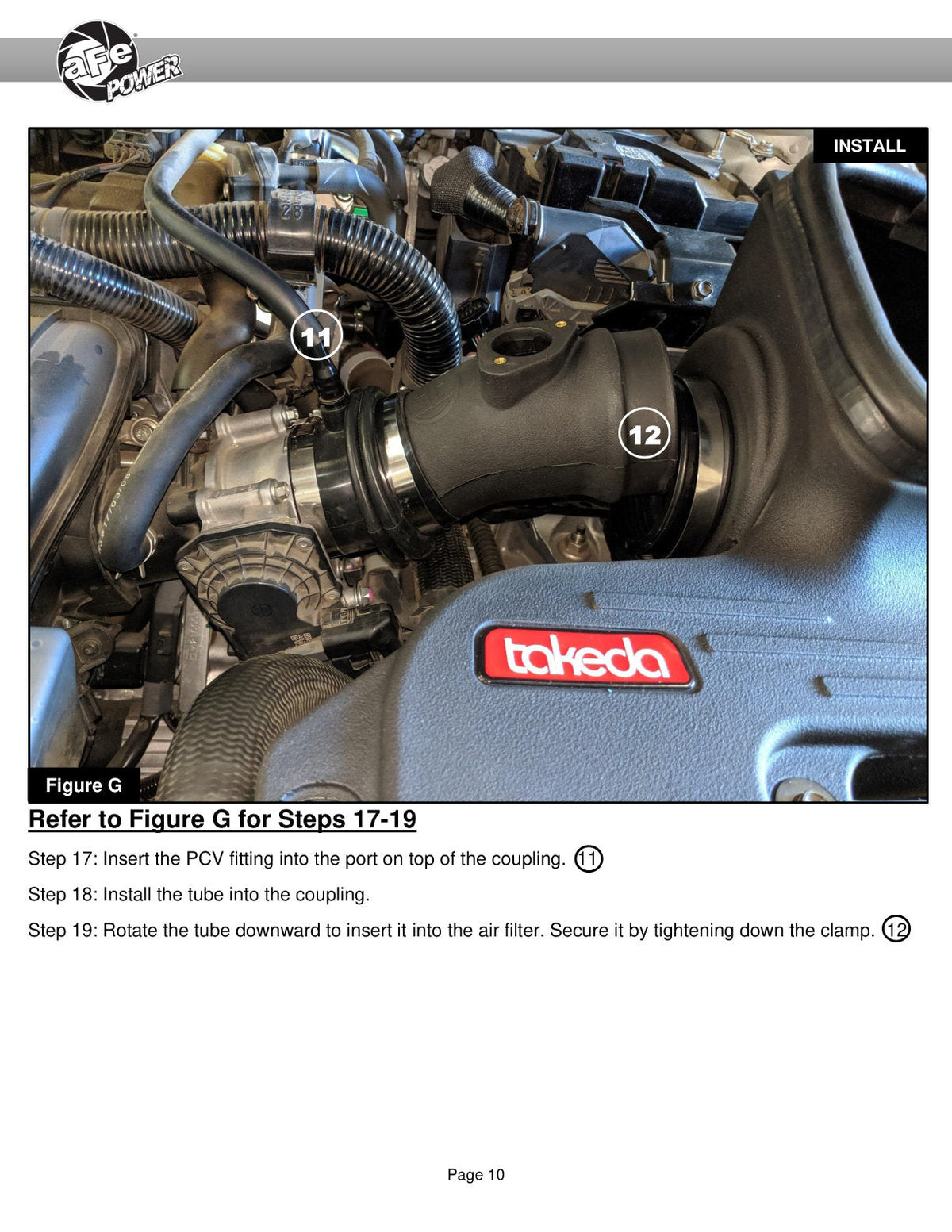 aFe Takeda Stage-2 Pro Dry S Cold Air Intake System 14-18 Mazda 3 L4-2.0L (Black)