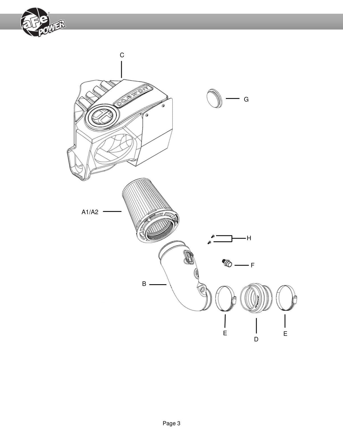aFe Takeda Momentum Pro 5R Cold Air Intake System 2020 Toyota Supra (A90)