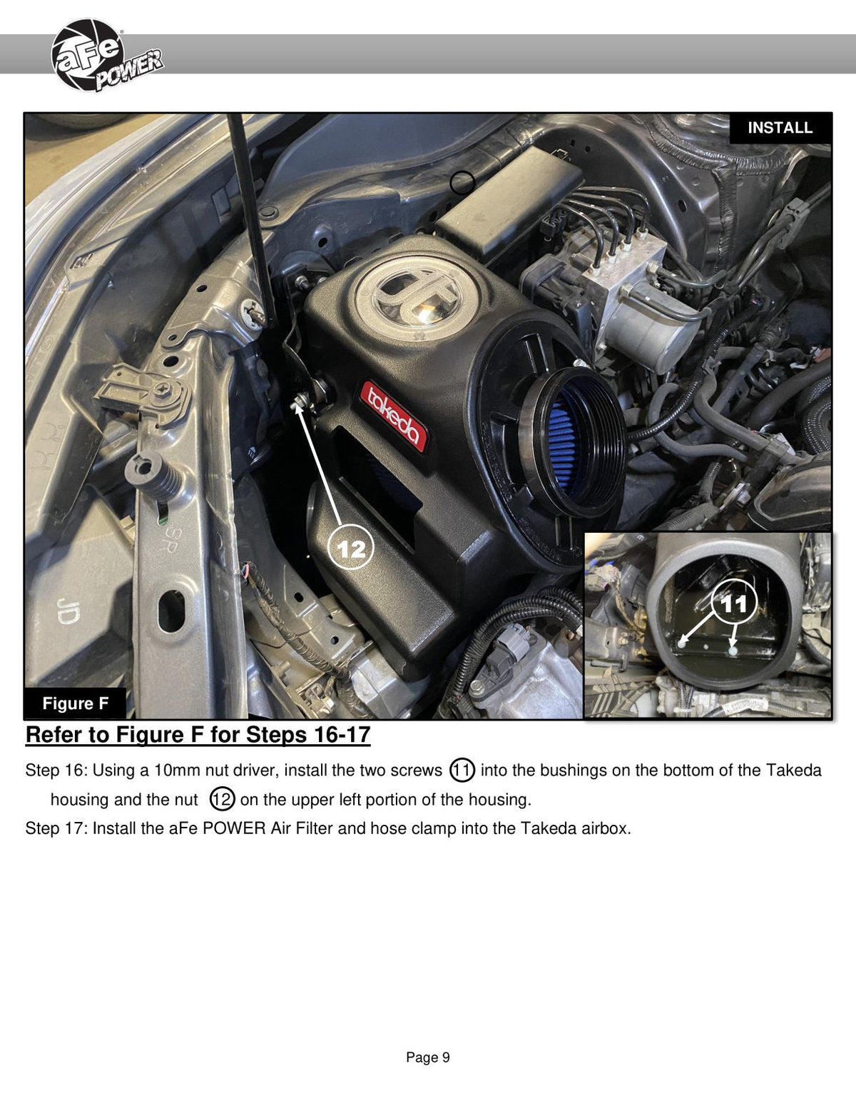 aFe 19-21 Subaru Forester (H4 - 2.5L) Takeda Momentum Air Intake System - W/ PRO 5R Filter
