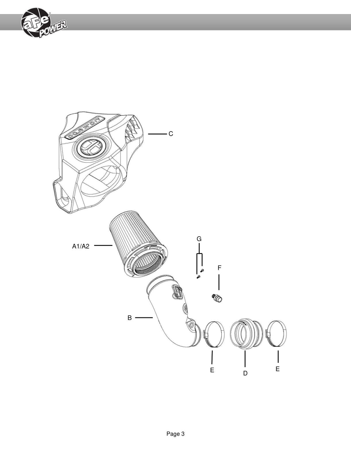 aFe Takeda Momentum Pro Dry S Cold Air Intake System 20-21 Toyota Supra L6-3.0L (T) B58