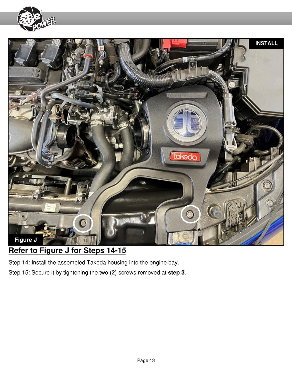 aFe 22-23 Honda Civic L4 1.5L (t) Takeda Momentum Cold Air Intake System w/ Pro DRY S Filter