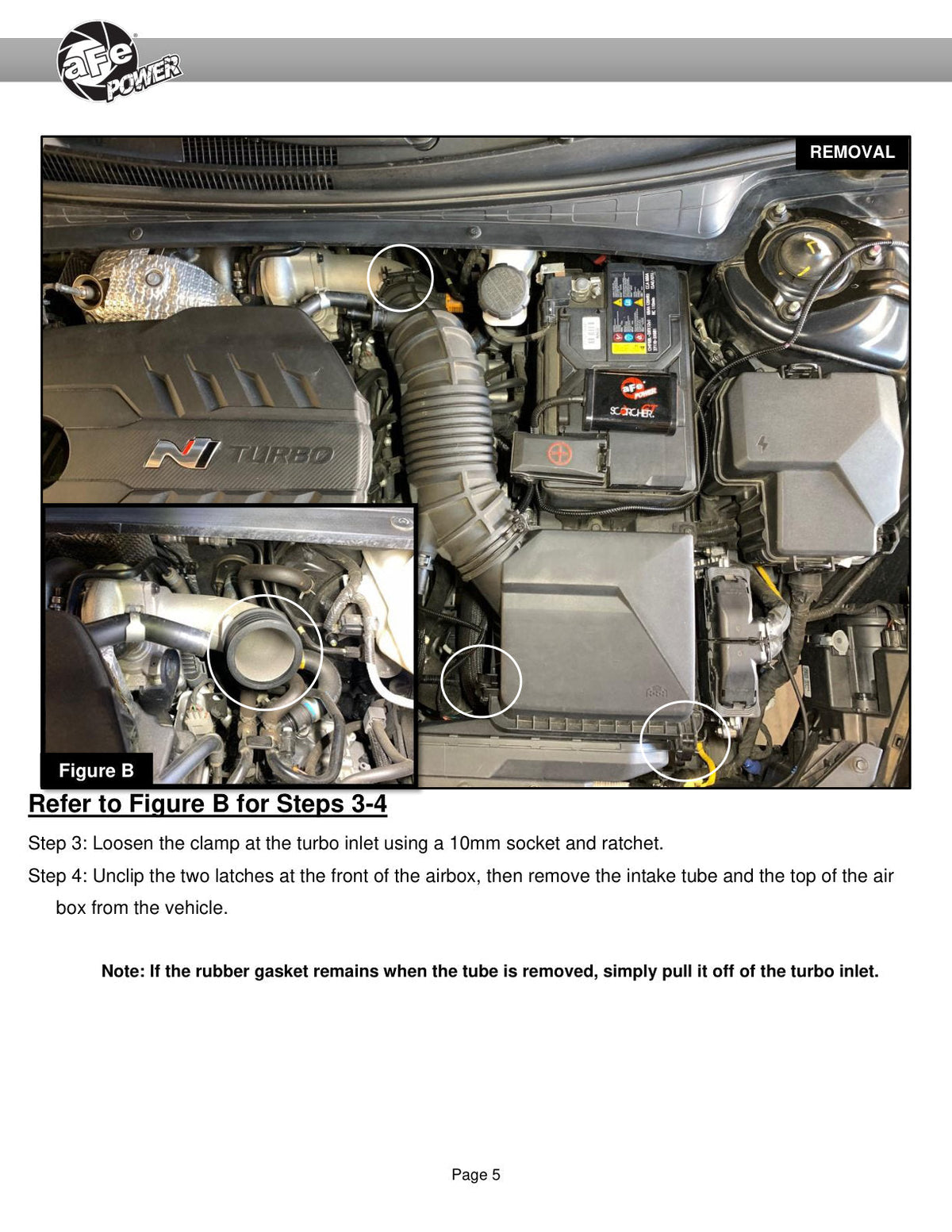 aFe Takeda Momentum Pro 5R Cold Air Intake System 2022 Hyundai Elantra N