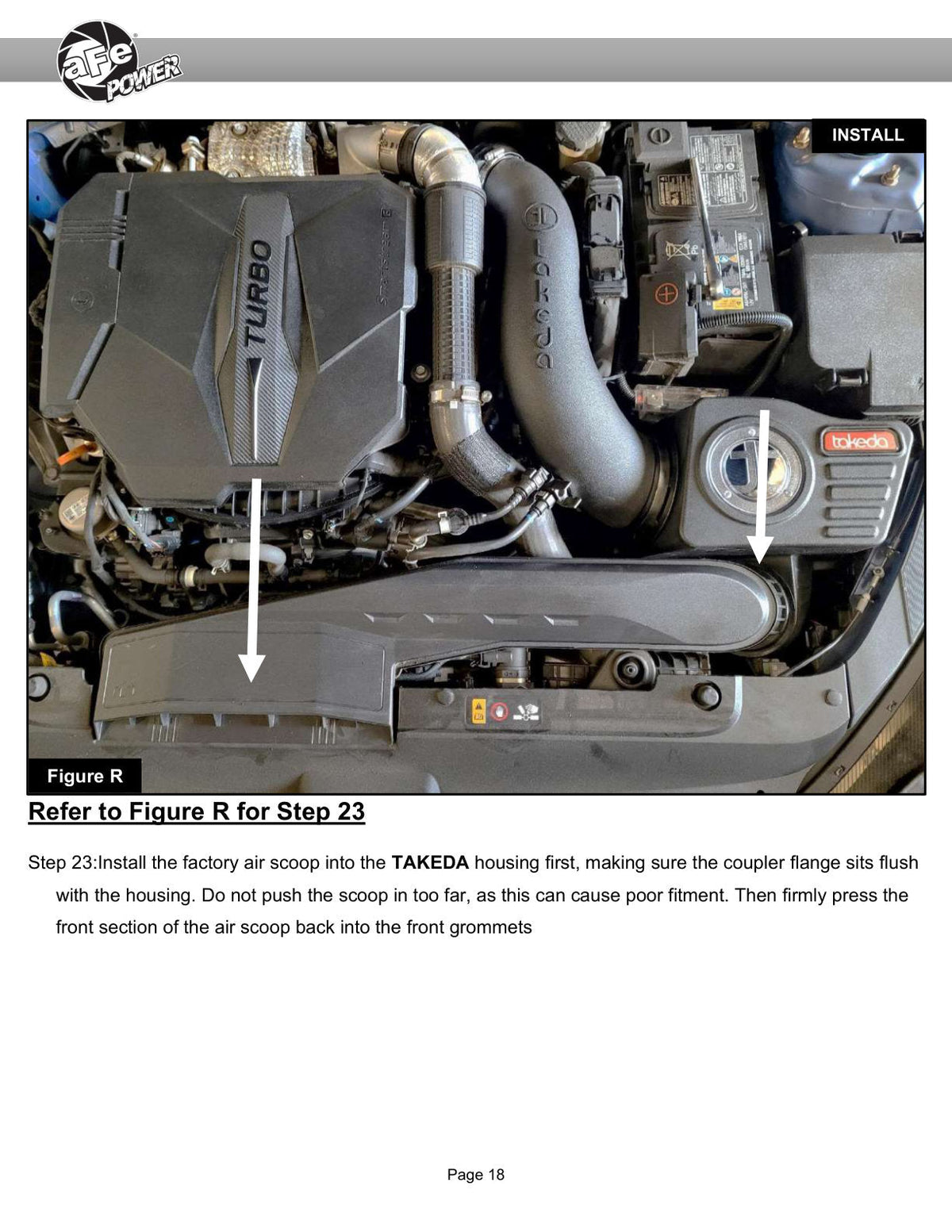 aFe 21-26 Kia K5 L4-2.5L (t) Takeda Momentum Cold Air Intake System w/ Pro DRY S Filter