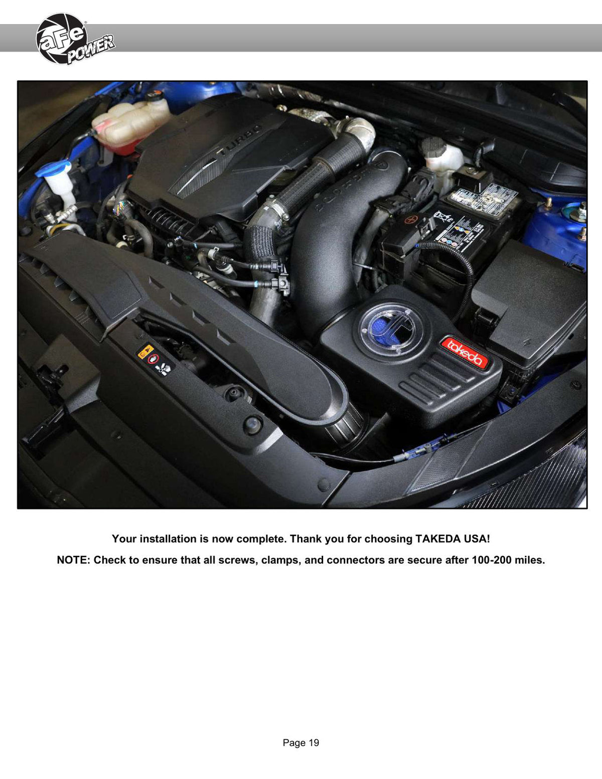 aFe 21-26 Kia K5 L4-2.5L (t) Takeda Momentum Cold Air Intake System w/ Pro DRY S Filter