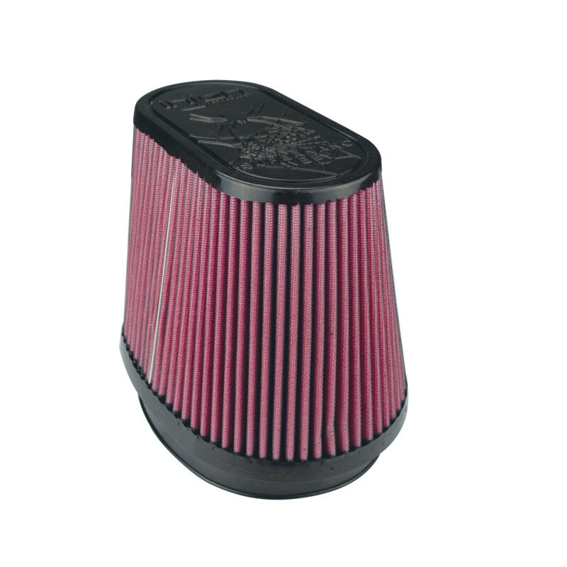 Injen 8-Layer Oiled Cotton Gauze Air Filter 8.5x9in Oval | Universal (X-1023-BR)