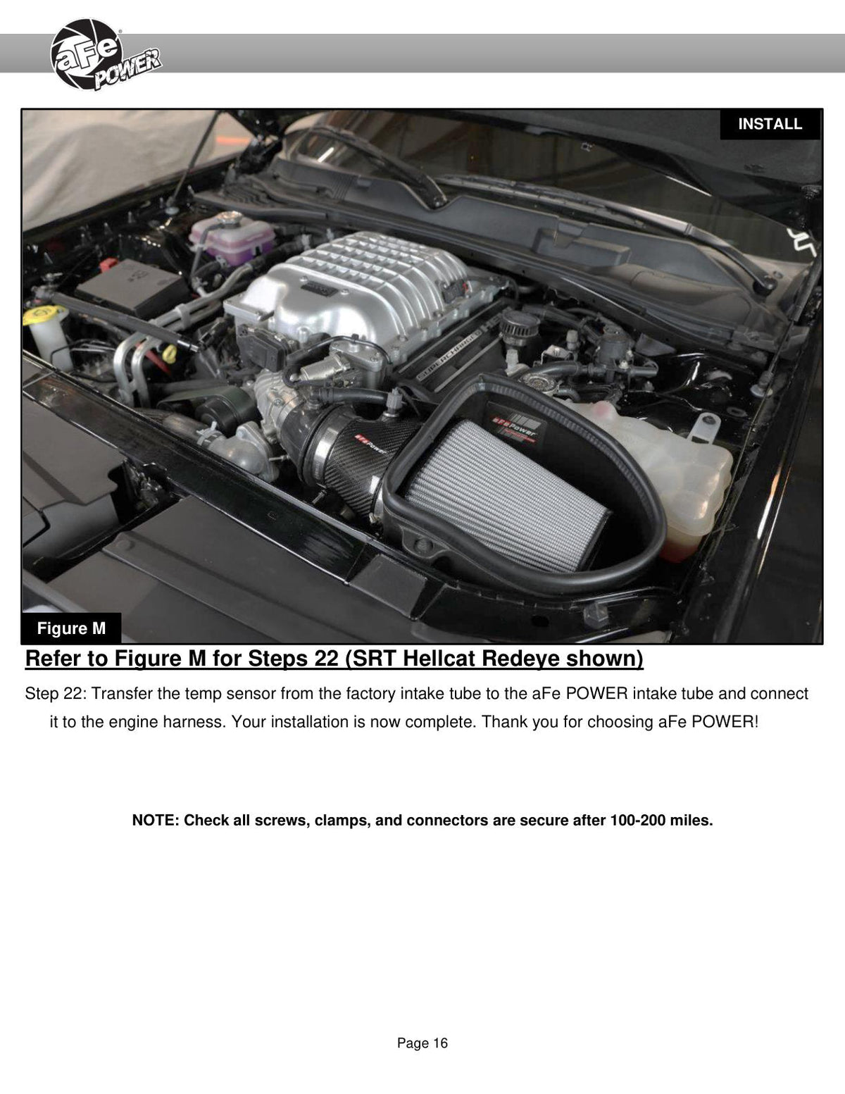 aFe Magnum Force Stage-2 Track Series Carbon Fiber AIS w/Pro Dry S Media-18 Dodge Challenger V8-6.2L
