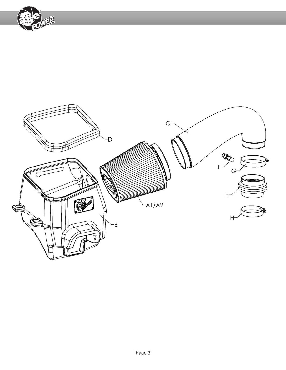 aFe 19-20 Dodge RAM 1500 5.7L Track Series Carbon Fiber Cold Air Intake System w/Pro 5R Filter