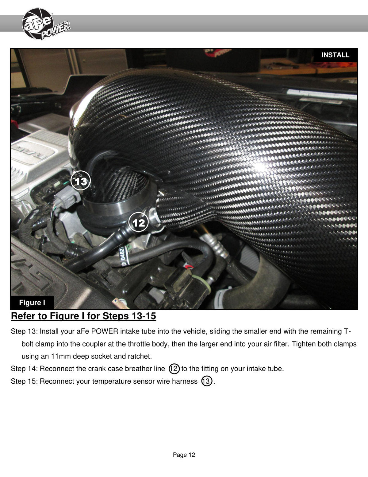 aFe 19-20 Dodge RAM 1500 5.7L Track Series Carbon Fiber Cold Air Intake System w/Pro 5R Filter
