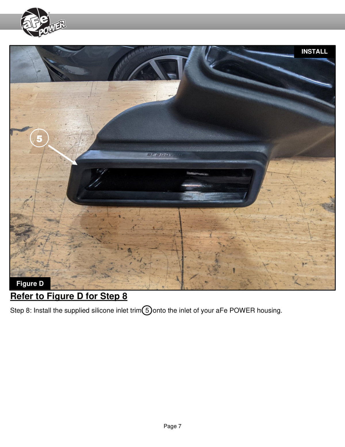 aFe 15-19 VW Golf R (MKVII) L4-2.0L (t) Track Series Carbon Fiber Intake System w/ Pro 5R Filter