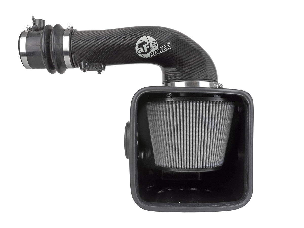 aFe 19-23 Nissan Patrol 4.8L L6 Track Series Carbon Fiber Intake System w/Pro DRY S Filter