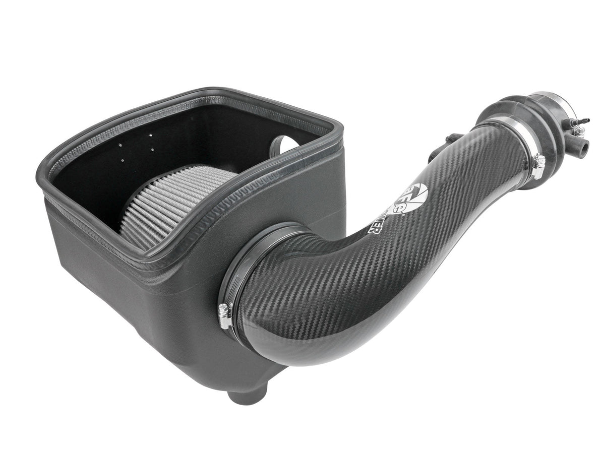 aFe 19-23 Nissan Patrol 4.8L L6 Track Series Carbon Fiber Intake System w/Pro DRY S Filter