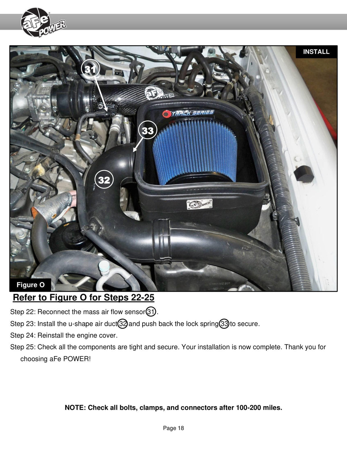 aFe 19-23 Nissan Patrol 4.8L L6 Track Series Carbon Fiber Intake System w/Pro DRY S Filter