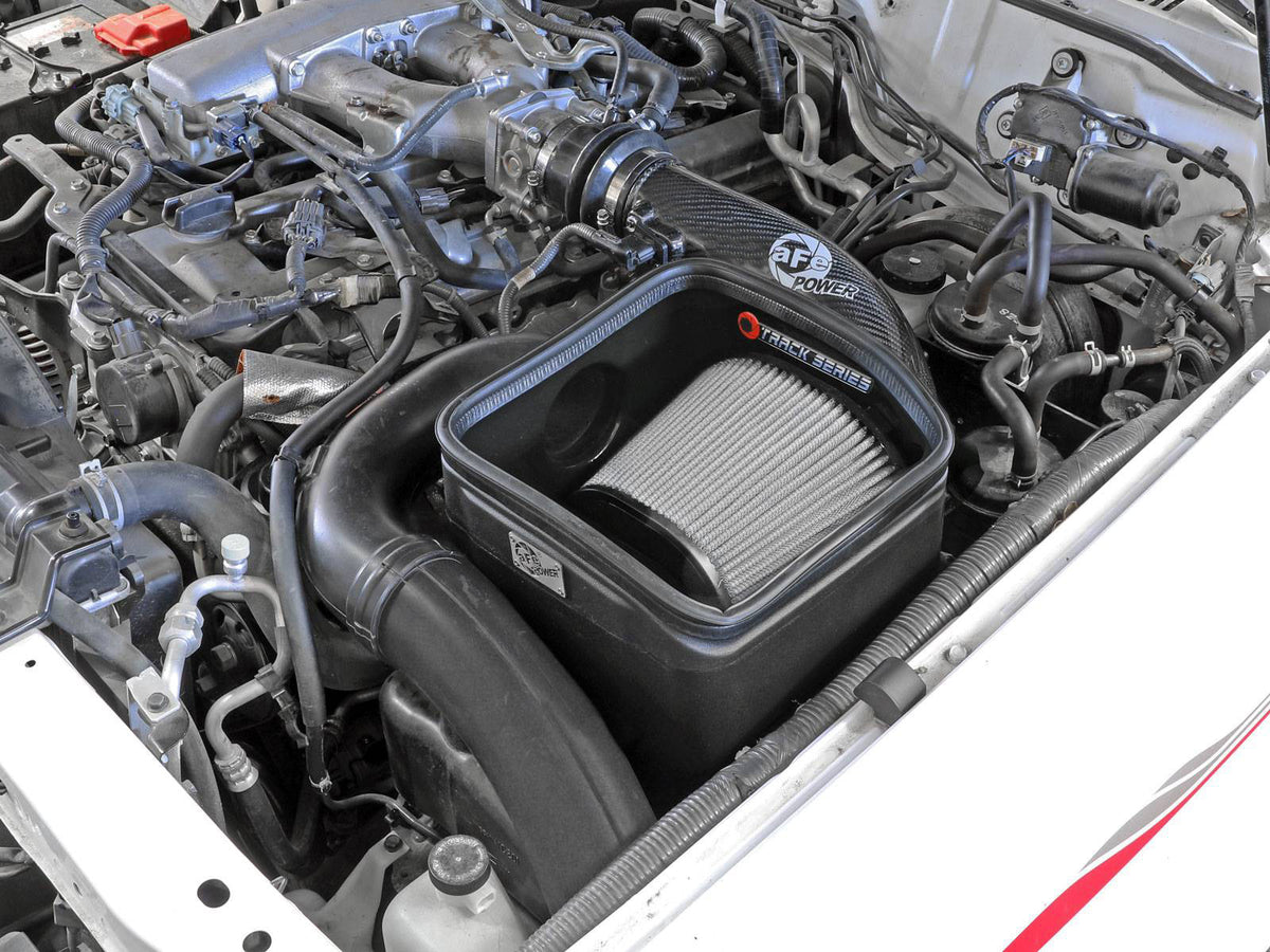aFe 19-23 Nissan Patrol 4.8L L6 Track Series Carbon Fiber Intake System w/Pro DRY S Filter