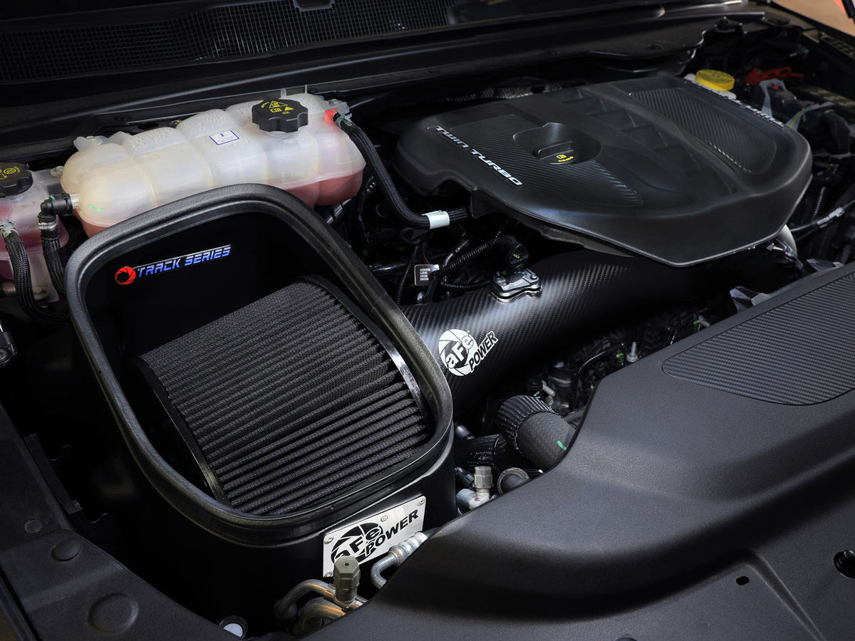 aFe 2025+ Dodge Ram 1500 RHO Track Series Carbon Fiber Cold Air Intake System w/ Blk Pro 5R Filter