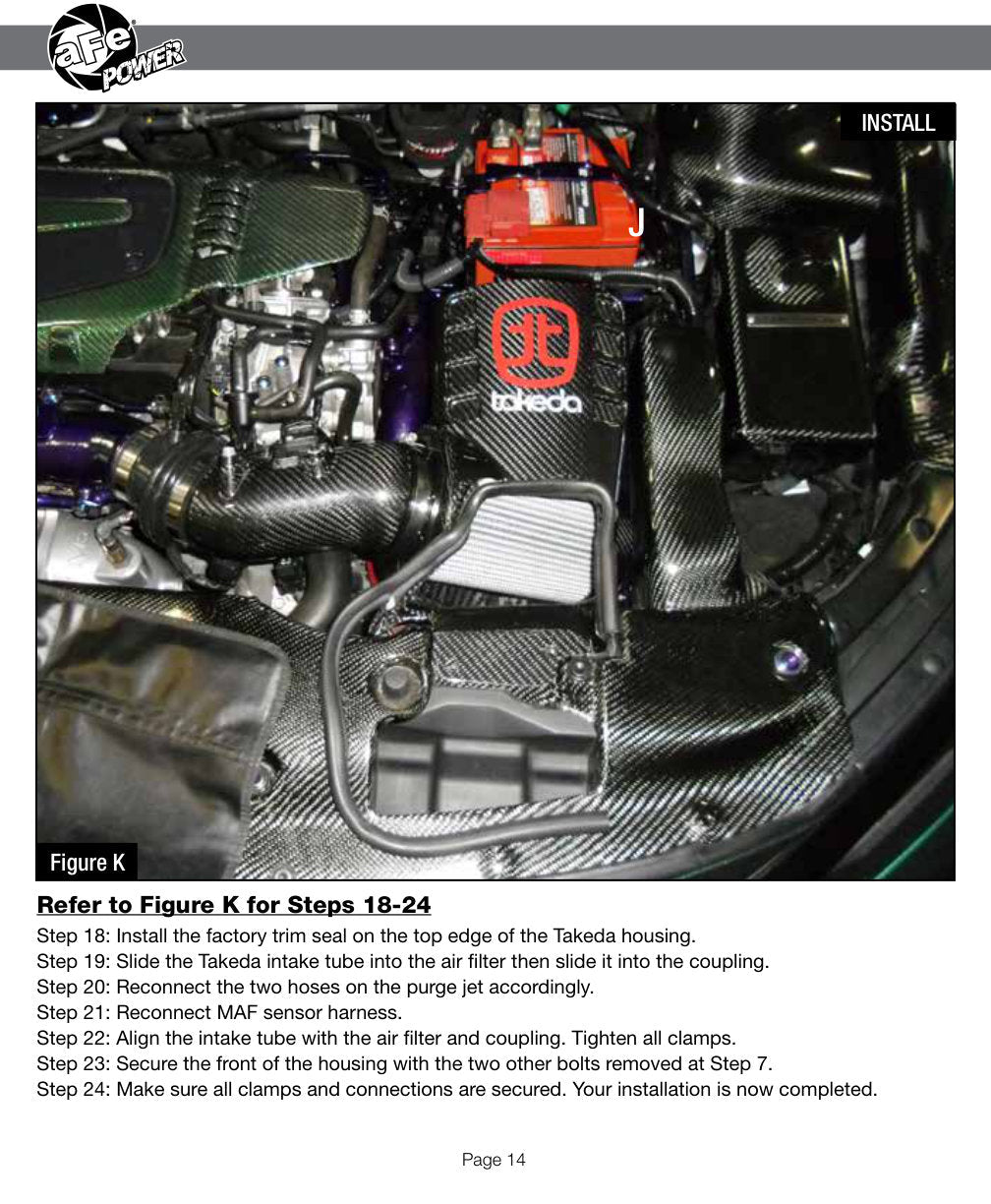 aFe Air Intake System Pro Dry S 17-19 Honda Civic Type R I4-2.0L (t)