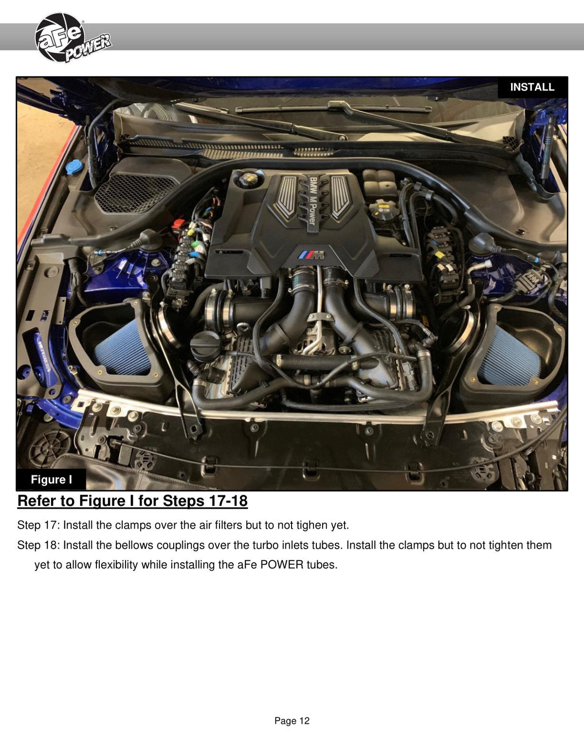 aFe Black Series Stage-2 Carbon Fiber Cold Air Intake System w/ Pro DRY S Media - 18-19 BMW M5 (F90)